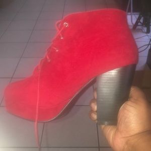 Red booties